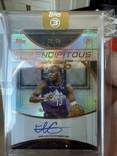 2025-26 Topps Three Isaiah Collier Serendipitous Sigs Bronze Auto /25 Jazz