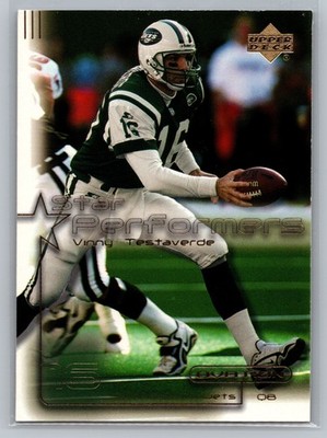 Vinny Testaverde 2000 Upper Deck Ovation Star Performers #SP4 New York Jets