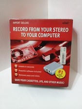 Xitel Inport Deluxe Stereo To PC Audio Recording Kit Converter Cassette Complete