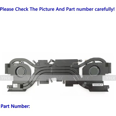 New For DELL Alienware X14 R2 COOLING FAN HEATSINK 08JPVY
