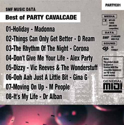 Pro MIDI File Disk - Party Cavalcade - Picture 2 of 4