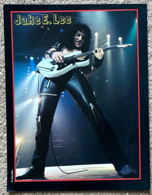 JAKE E. LEE - Full page UK magazine poster