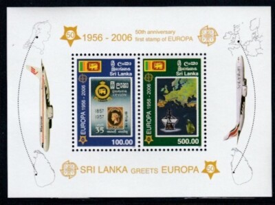 SRI LANKA 50th Anniversary of First EUROPA Stamps MNH souvenir sheet | eBay