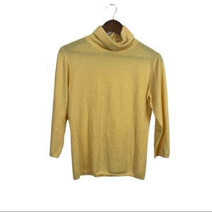 light yellow turtleneck