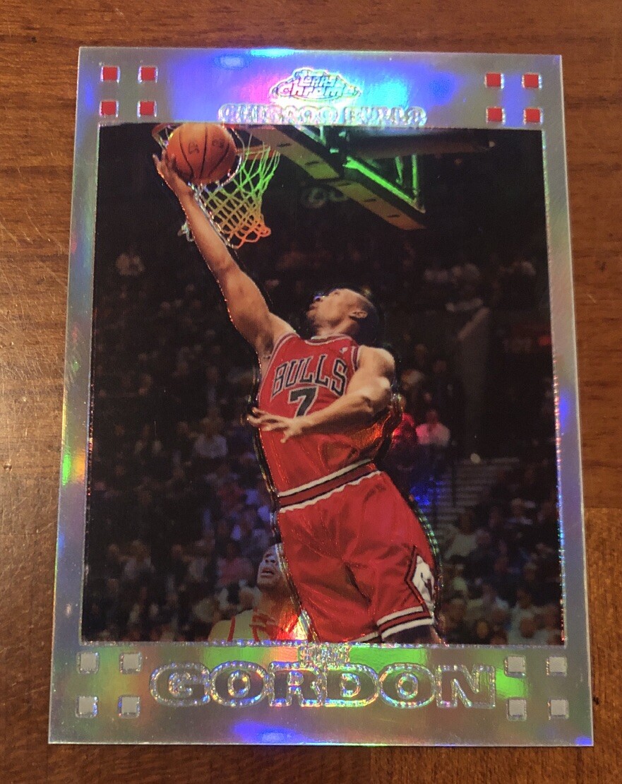 2007-08 Topps Chrome #77 BEN GORDON Refractor #d 830/999!