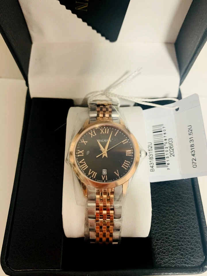 RELOJ BALMAIN B4318.31.52 CLÁSICO R ESFERA MARRÓN ORO ROSA DAMAS 34 MM NUEVO SELLADO Foto 4 de 4