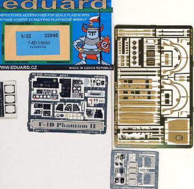 eduard F-4D Phantom II interior für Tamiya Ätzteile Ätzsatz 1:32 Bausatz NEU kit
