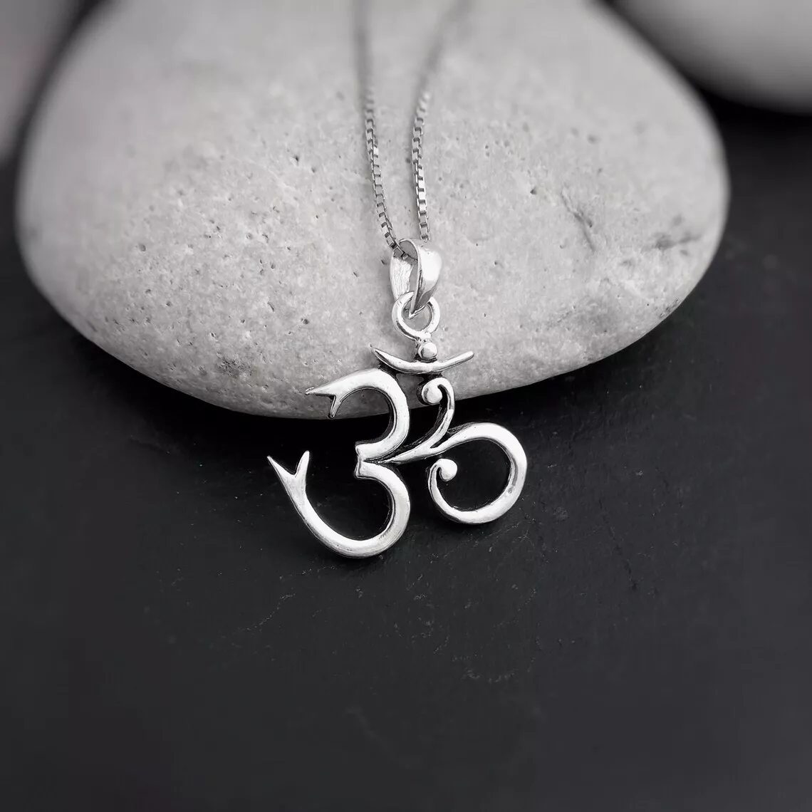 Yoga necklaces shop silver