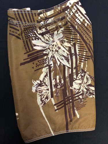 OG QUIKSILVER Board Shorts X-LONG BRONZE TOUGH SPEAR TIP + NEO FLY, TRUE SIZE 33 - Picture 4 of 17
