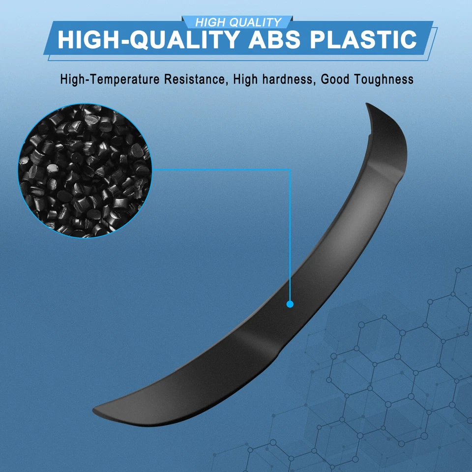 For 2011-2023 Dodge Charger Matt-black Hellcat Style SRT Rear Spoiler Wing Foto 4 de 4