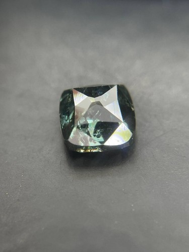 1.54 Ct Blue Salt And Pepper Diamond Lab Grown Diamond Cushion Cut Lab Diamond - Picture 7 of 10