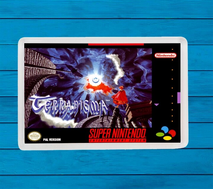 Terranigma super nintendo Fridge Magnet Aimant Frigo
