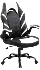 Gaming Chair Racing Office Chair PC Computer Chair with Lumbar Support Flip-up 