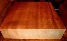 448: TWO KILN DRIED AFRICAN MAHOGANY TURNING BLANK LATHE LUMBER CARVE 4 x 4 x 8"