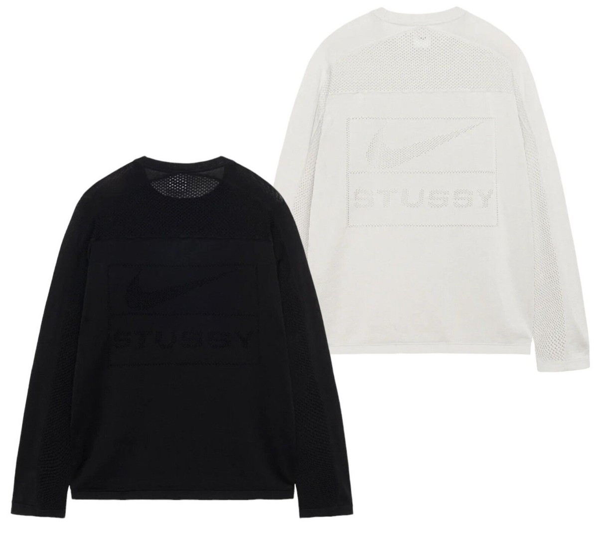 Stussy x Nike U NRG LS Knit Jersey BLACK / LIGHT BONE Stussy x Nike U NRG LS Knit Jersey BLACK / LIGHT BONE