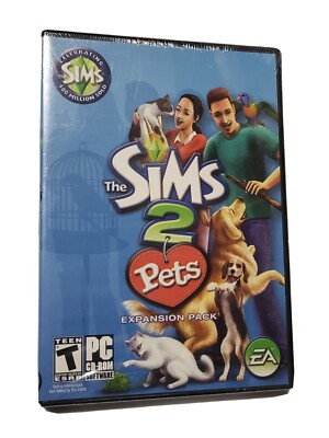 Extension The Sims 2 : Pets Pour PC - Version Anglaise Complète En Boîte, Bon état