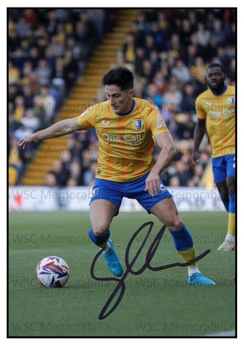10871. George Williams Signed Pictures A4 Prints Mansfield Cambridge MK Dons etc