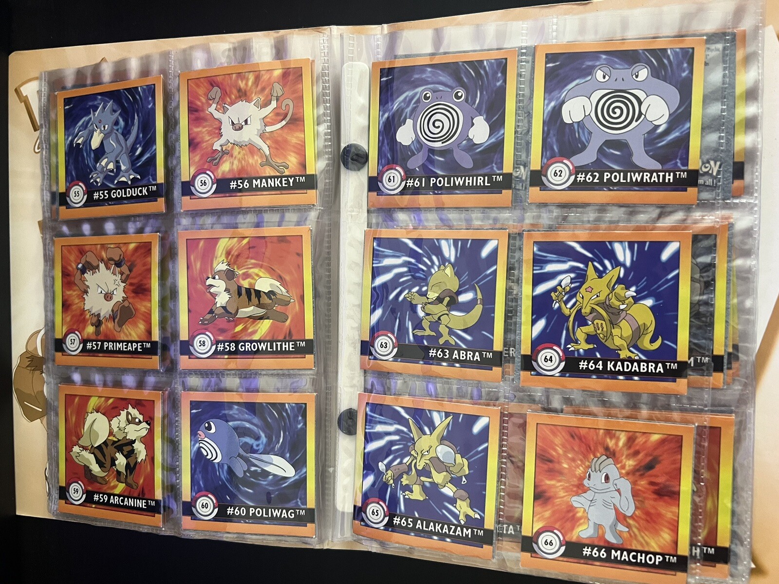 1999 POKEMON Action Flipz Super Collection Album Series One Book - 132 Stickers - Picture 7 of 14