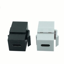 2x USB 3.1 Type C Female To Type C Female Socket Panel Mount Adapter Connector
