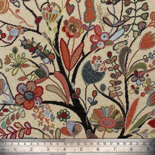 Tapestry Fabric Scion Tree or Panel Upholstery Furnishings Curtains 140cm Wide - Picture 6 of 15