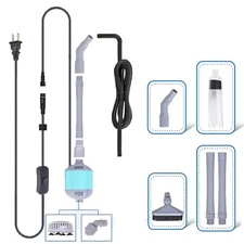 hygger 360GPH Electric Aquarium Gravel Cleaner 5 in 1 Automatic Fish Tank Clean