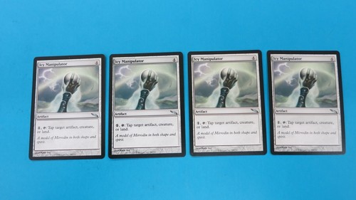 4x ICY MANIPULATOR PLAYSET MIRRODIN MAGIC THE GATHERING MTG NM / UNPLAYED