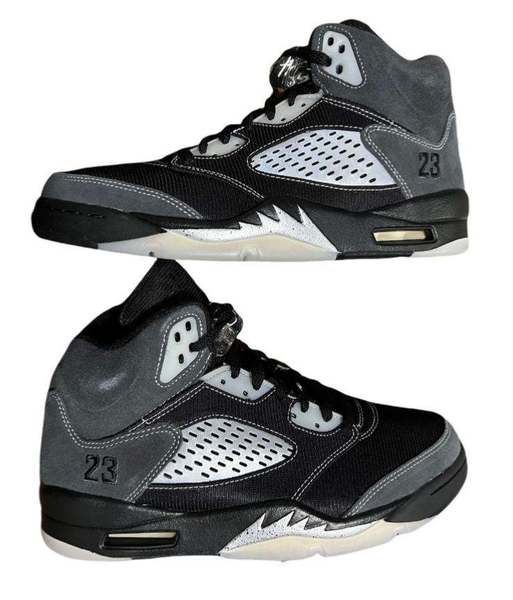 Nike Air Jordan 5 Retro Anthracite Wolf Grey Black DB0731-001 US 4