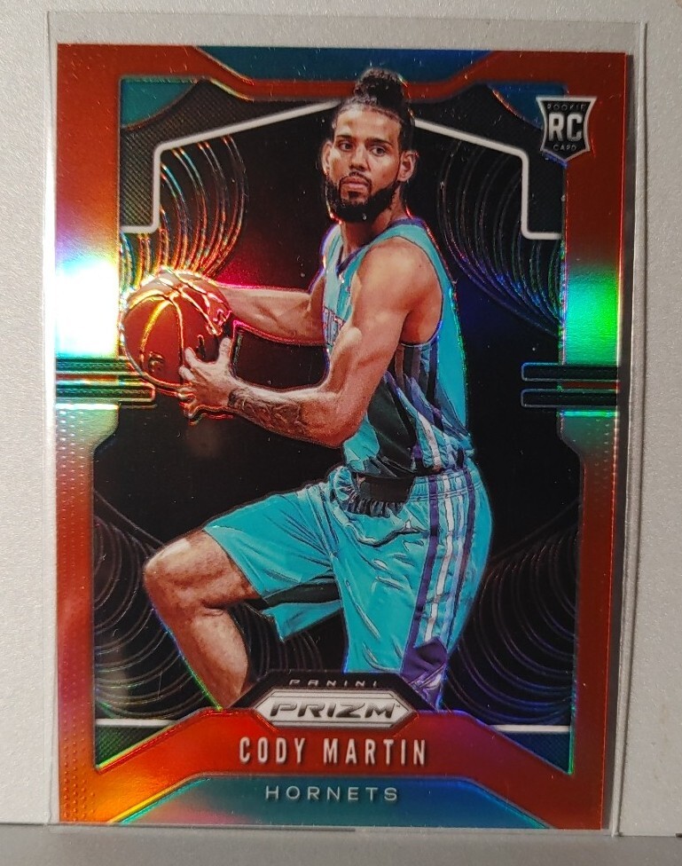 2019-20 Panini Prizm Prizms Red Charlotte Hornets Cody Martin 13/299