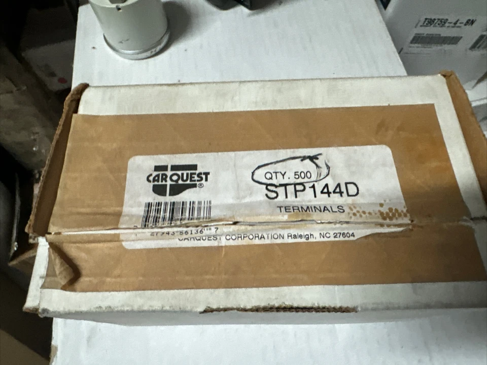 500 Male Insulated Wire Car Audio Quick Disconnect Connector Blue 16-14 Gauge - Image 2 of 2