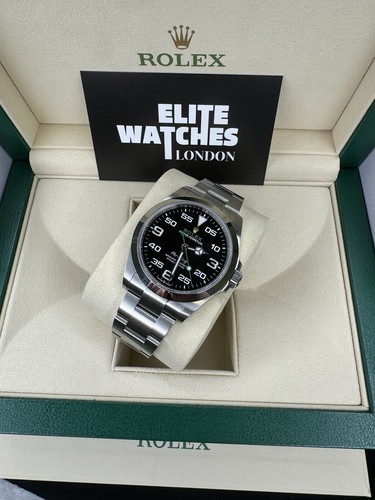 Rolex Air King 126900 2024 Unworn 40mm Stainless Steel Black Dial Full Set - Picture 10 of 24