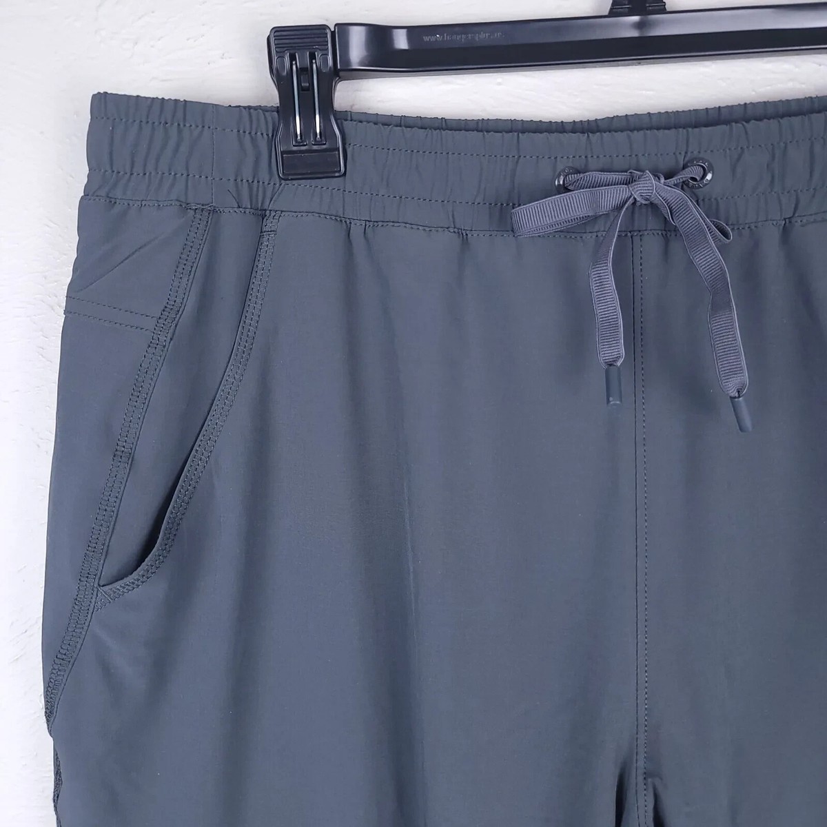 Eddie Bauer Gray Flexion Polar Fleece Lined Cargo Pants Womens Size 10