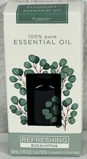 Fusions 100% Pure Essential Oil Refreshing Eucalyptus, 30ml (1 oz.) Bottle New