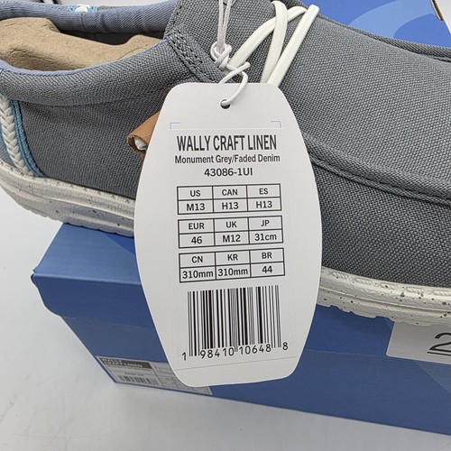 Hey Dude Wally Craft Shoes Mens Size 13 Lightweight Casual Comfort Slip On - Picture 5 of 14