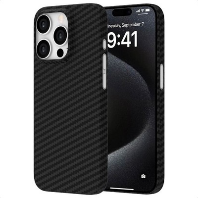 Accezz MagSafe Kevlar  Hülle Apple iPhone 15 Pro Max - Schwarz