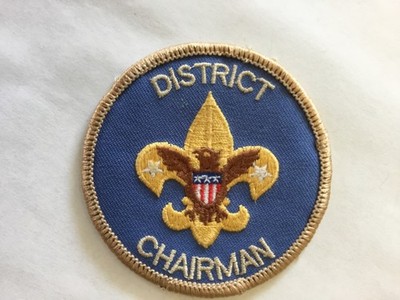 District Chairman Position patch cs