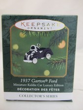 1937 GARTON FORD KIDDIE CAR 2001 Hallmark MINIATURE KEEPSAKE Ornament MIB 
