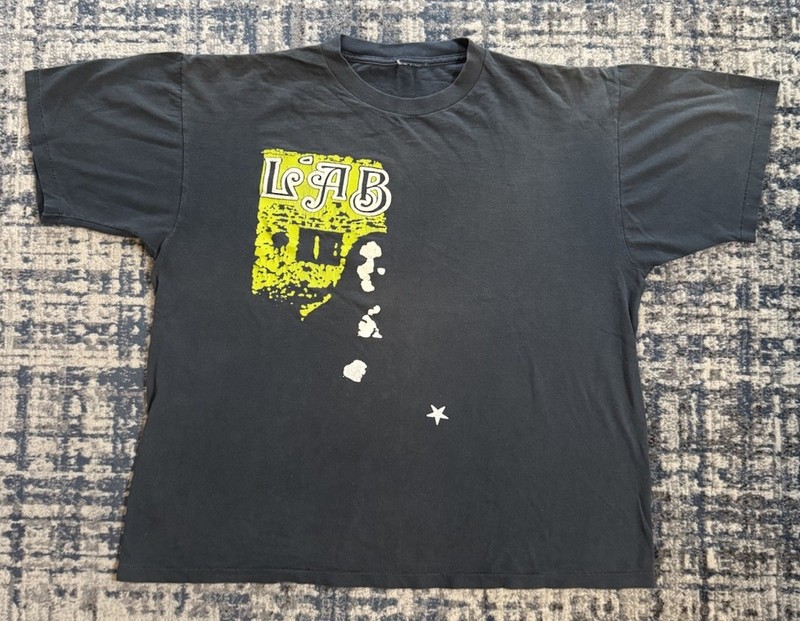 Vintage 1997 LAB Burning Leaf / Chihuahua Black Sabbath T Shirt XL Stoner Rock