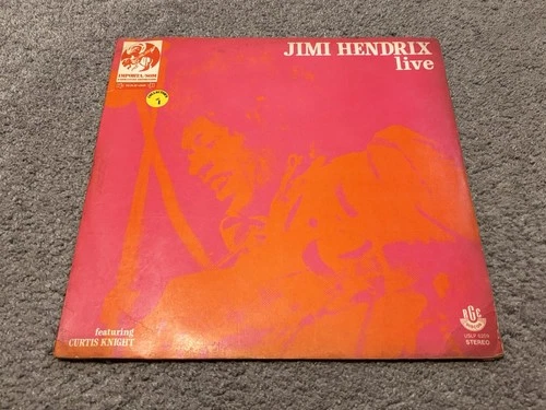 Jimi Hendrix Featuring Curtis Knight Live 1971 Brazil Import Blues Rock Vinyl LP