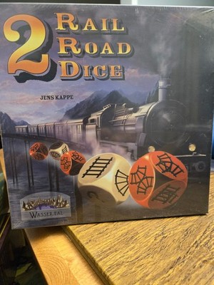 Railroad Dice 2 German Language Game 2005 by Wassertal New in Shrink Wrap