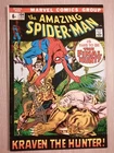 AMAZING SPIDER-MAN #104_JAN 1972_VF MINUS_KRAVEN THE HUNTER_KA-ZAR_BRONZE AGE UK