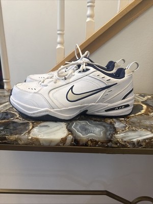 Nike Air Monarch White Navy And Grey Size US 11,UK 10