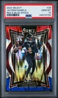 Jayden Daniels 2024 Panini Select Red & Blue Shock #26 PSA 10 Rookie