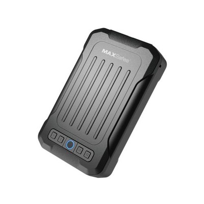 MAXSafes 18- Gauge Steel Portable Lock Box Safe with Digital Fingerprint Lock