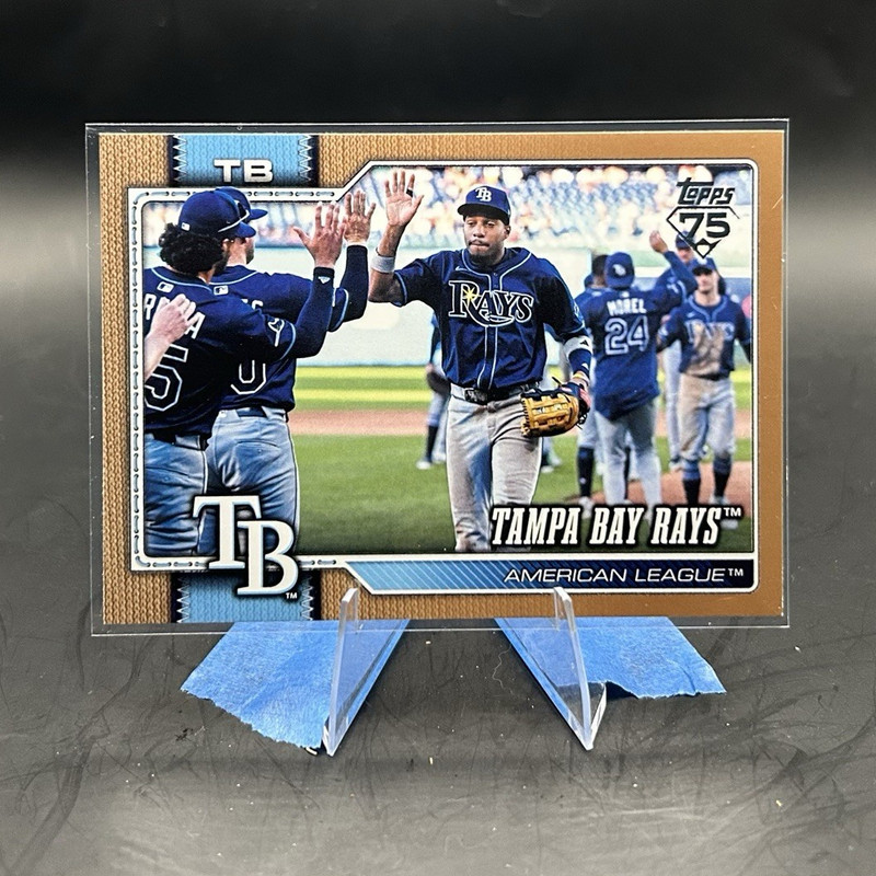 2026 Topps Series 2 Tampa Bay Rays Gold 1200/2026 Serial Numbered #408