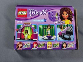 LEGO Friends Heartlake Dog Show 3942 Andrea's Stage 3932 Lot Complete Retired