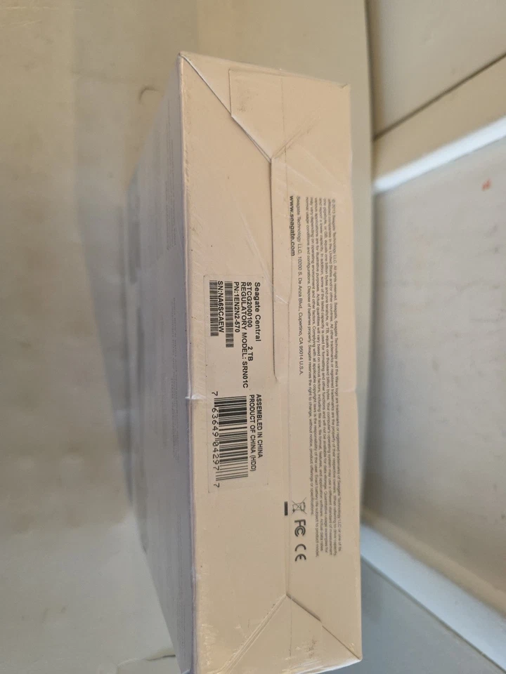 Seagate Central SRN01C 2TB Personal Cloud Storage NAS External New Sealed - Image 2 of 4