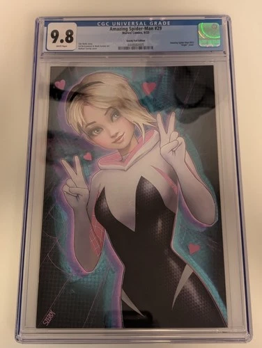AMAZING SPIDER-MAN 29 SZERDY VIRGIN FOIL VARIANT CGC 9.8 2023