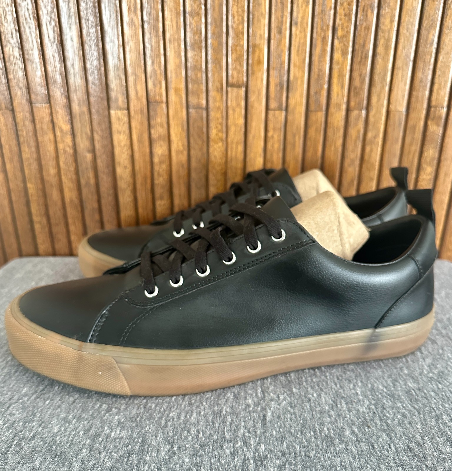 SAOLA Zara Z2 Scarpe da Ginnastica Uomo 45 US 12 Sneaker Scarpe Stringate Basse Nero Gomma