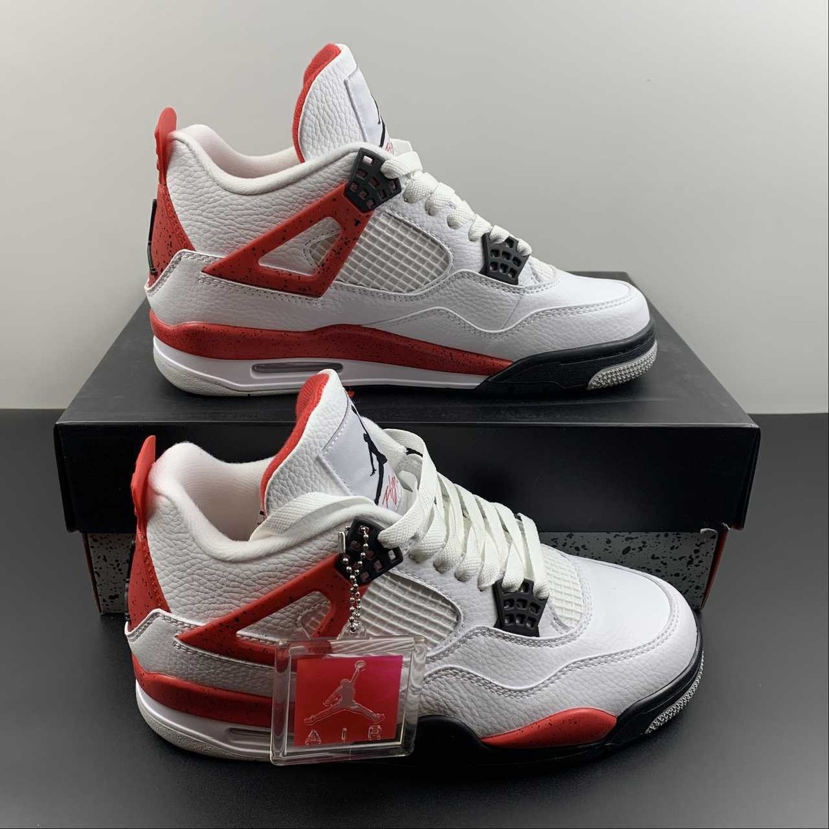 Size 8 - Jordan 4 Retro Mid Red Cement for sale online | eBay