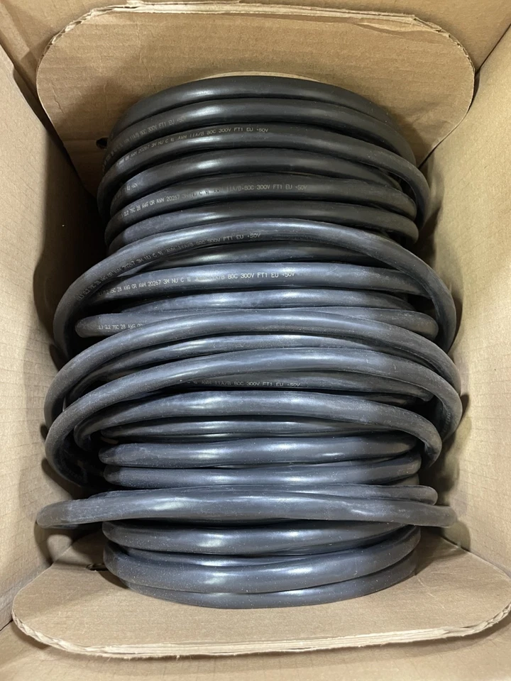 Cabo de fita plana 3m 3659/37-100, preto, 37 C, 7/36, 0,050" (1,27 mm), 100 pés - Imagem 4 de 4